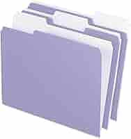 Amazon.com : Pendaflex Two-Tone Color File Folders, Letter